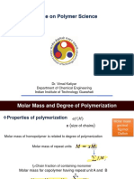Polymer Science Course on Molar Mass and Degree of Polymerization