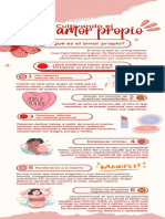 infografia amor propio moderna ilustrada rosa