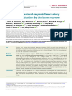 Impact of Cholesterol On Proinflammatory