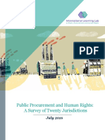 Public Procurement and Human Rights A Survey of Twenty Jurisdictions Final