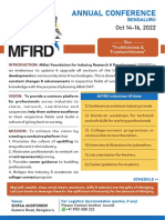 MFIRD Annual Conference-Oct 2022