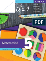 Matematică: Manual Pentru Clasa A V-A