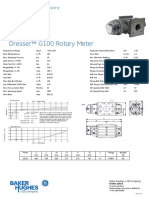 Dresser G100 Rotary Meter: Baker Hughes, A GE Company