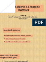 Unit 2 Endogenic Exogenic Processes