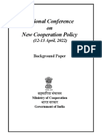 Background Paper On National Conference On New Cooperation Policy