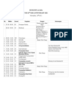 Rundown Acara Imsi Annive