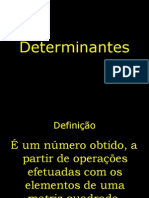 Determinantes: introdução e cálculo