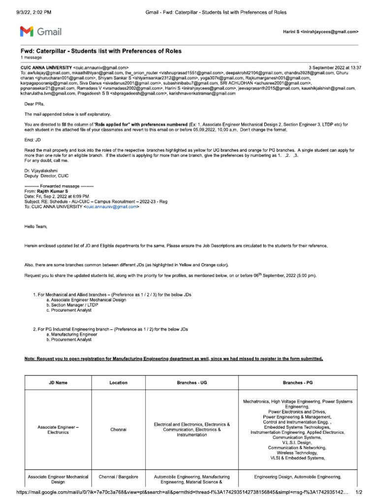 Caterpillar JD Mail PDF