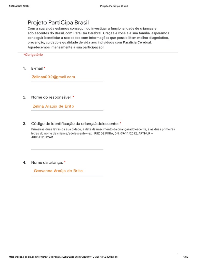 PEM-CY - Formulários Google - 220728 - 101114 | PDF | Brasil ...