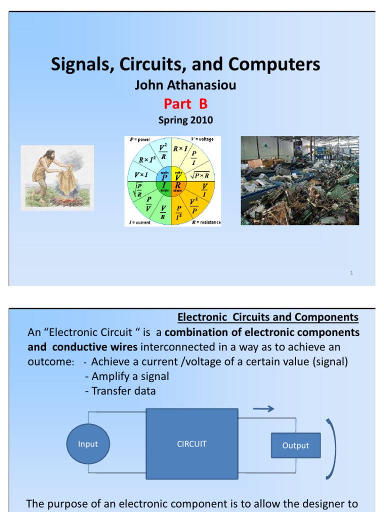 CKTs and Signals Part B JA | PDF | Science & Mathematics | Computers