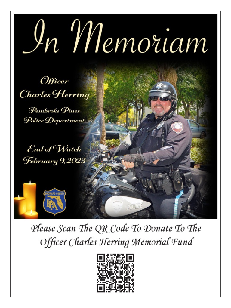 Officer Charlie Herring Memorial Fund PDF
