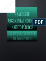 Análisis de Argumentaciones Del Ámbito Público