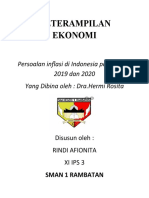 Keterampilan Ekonomi: Persoalan Inflasi Di Indonesia Pada Tahun 2019 Dan 2020 Yang Dibina Oleh: Dra - Hermi Rosita