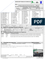 Informe Inspección Técnica de Vehículos