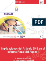 Implicaciones del artículo 69-B en auditorías