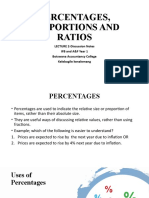 Lecture 2-Percentages