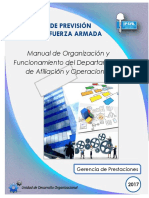 Manual Del Departamento de Afiliación y Operaciones V2017 01 VP