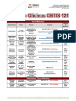 Directorio Oficinas Cbtis 121