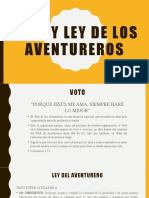 Voto y Ley de Los Aventureros