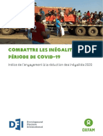 Combattre Les Inégalités en Période de COVID-19 - Indice de L'engagement À La Réduction Des Inégalités 2020
