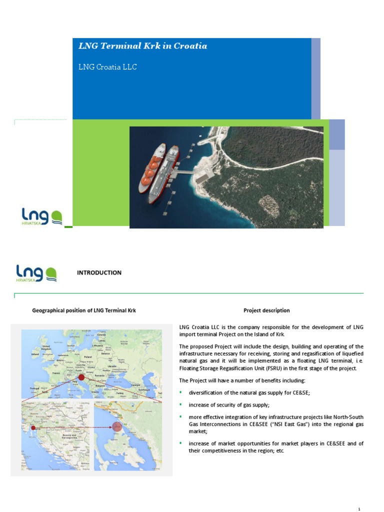 Krk LNG Terminal Project Overview | PDF | Liquefied Natural Gas | Croatia