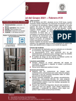 Alerta de Seguridad - Laceración en inspección de elevador