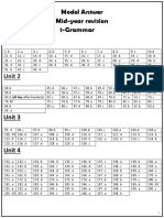 Model Answer Mid-Year Revision (Grammar)