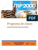 Programa de Clases - Analisis de Estructuras Con SAP2000