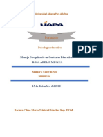 Trabajo Final de Examen Manejo y Diciplinario