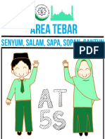 Area Tebar: Senyum, Salam, Sapa, Sopan, Santun