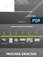 Linea de Tiempo Generos Periodisticos