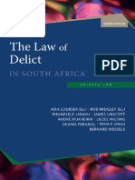 The Law of Delict in South Africa - Phumelele Jabavu