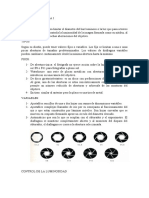 Control de la luminosidad con el diafragma en fotografía