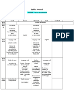 Cahier Journal 20 Janvier