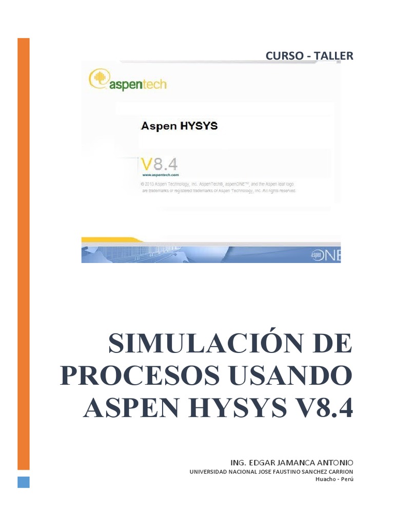 Simulación de Procesos con Aspen HYSYS | PDF | Simulación | Reactor Quimico