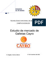 Estudio de Mercado Galletas Cayro Final