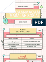 Pertemuan 3 (Macam-Macam Masalah Sosial)