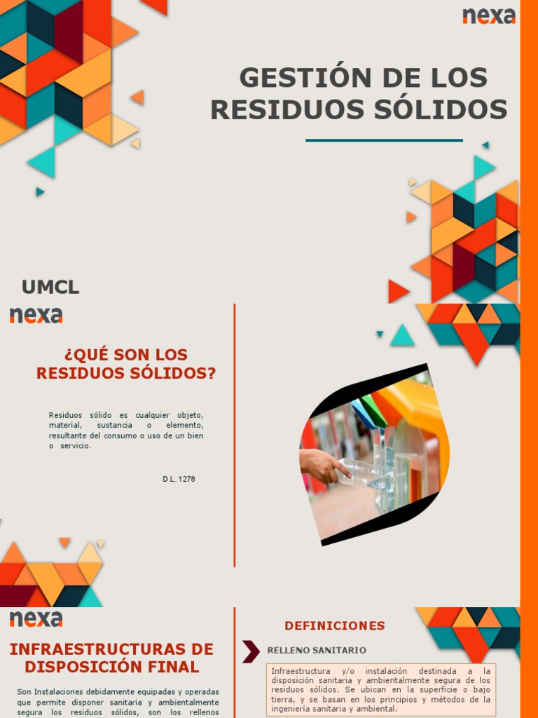 Gestión de Residuos Sólidos en UMCL | PDF | Residuos | Reciclaje