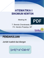 Meeting 4 Binomium Newton