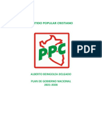 Partido-Popular-Cristiano - Plan de Gobierno 2021 - 2026 no_estatuto