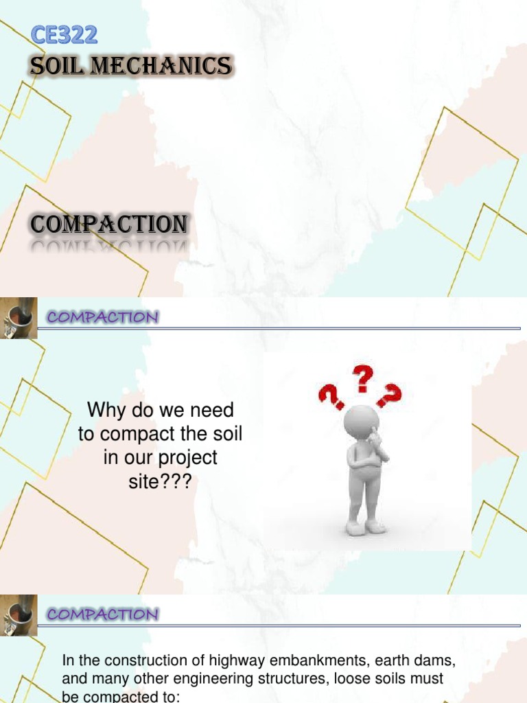 Soil Compaction Principles and Tests | PDF | Soil | Nature