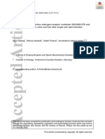 Detection of The Selective Androgen Receptor Modulator GSK2881078 and