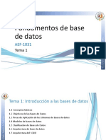 Tema 1 Introducción A Las BD PADLET