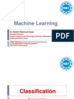 Machine Learning: Dr. Shahid Mahmood Awan