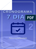 Cronograma de 7 Dias PDF