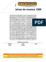 Sopa de Letras de Musica - 1088