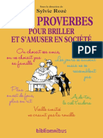 1600 Proverbes Pour Briller Et Samuser en Societe Sylvie Roze Roze Sylvie z Lib.org