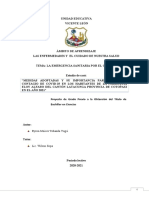 Medidas para evitar el contagio de COVID-19 en la Parroquia Eloy Alfaro