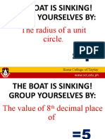 The Boat Is Sinking!