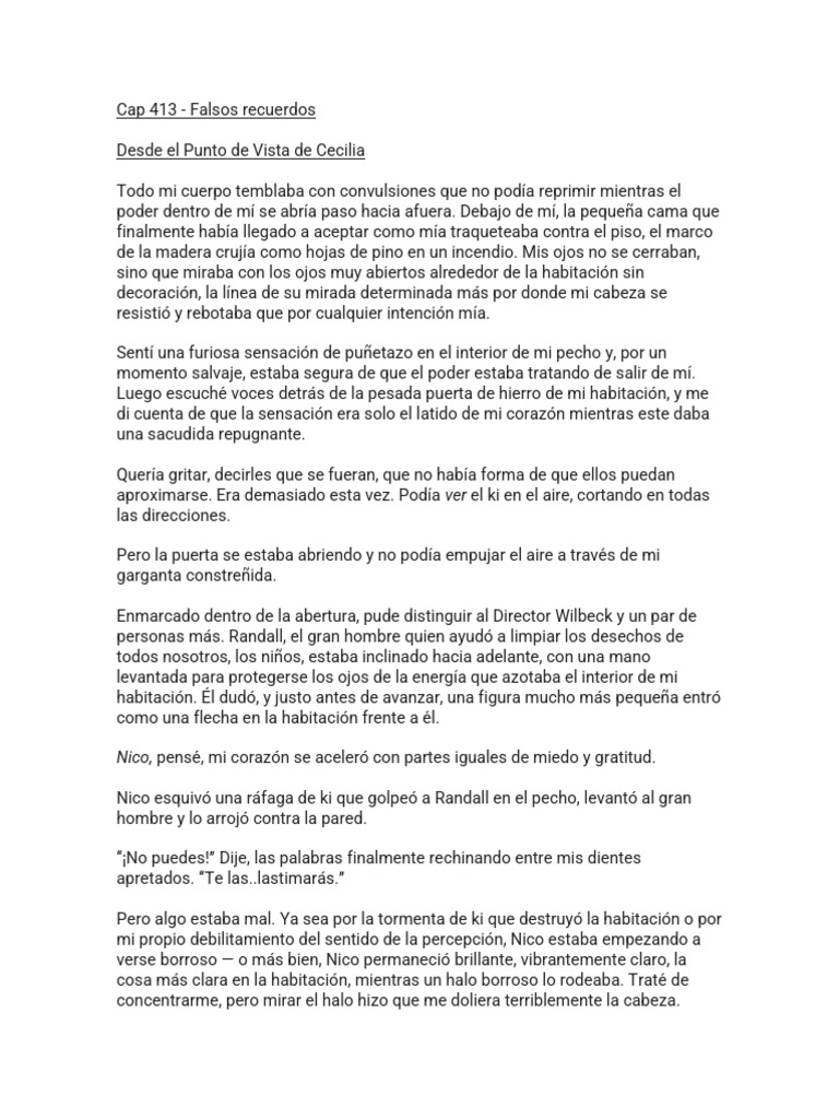 Cap 413 - Falsos Recuerdos | PDF | Verdad | Mente
